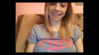 video удалось развести сестру подписчика показала сиськи юная шлюха большая грудь соска sex