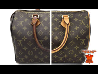 video невероятное преображение кожи и канвы сумки louis vuitton speedy 30 sex