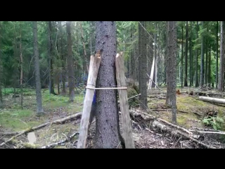 video самодельная прозрачная байдарка из веток и пленки homemade stretch wrap kayak sex