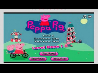 video мультик игра свинка пеппа и джордж катаются на велосипеде peppa pig sex