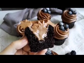 video шоколадные капкейки на йогурте с кофейно ликёрной начинкой наша группа во онтакте торт рецепт vк sex