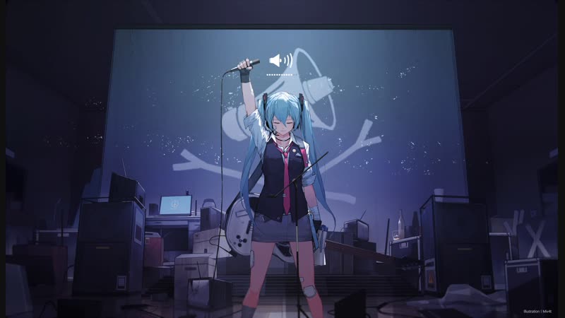 video музыкальная трансляция в группе hatsune miku хацунэ мику sex