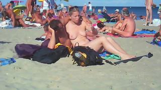 video crazy nudists fuck on the beach sex