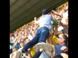 video leeds fan crowd surfing at preston sex