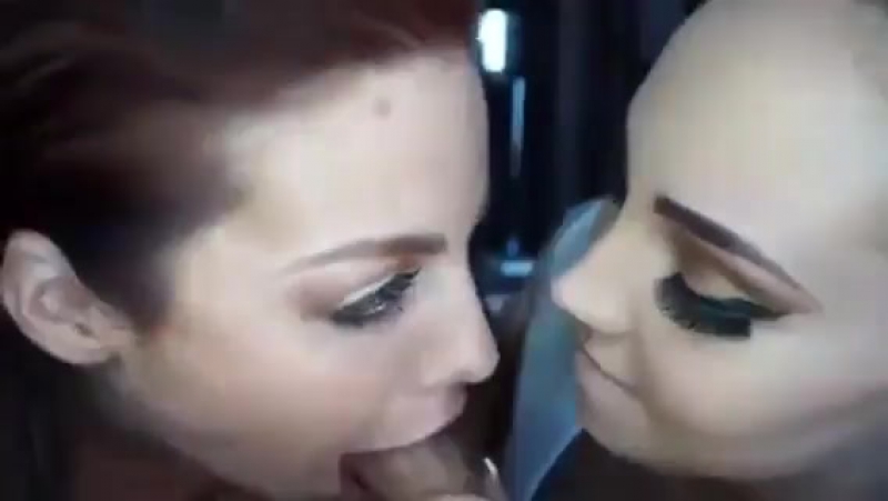 video потрясающий минет от двух красоток sex