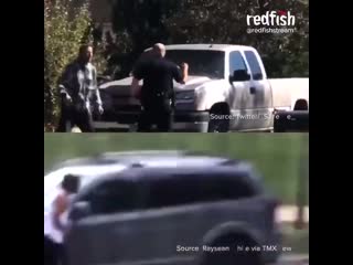 video пропаганда blm негра расстреляли а белому разрешают размахивать топориком sex