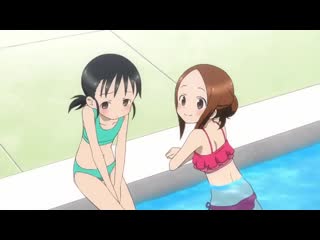 video karakai jouzu no takagi san ova поддразнивание такаги водные горки fronda sex