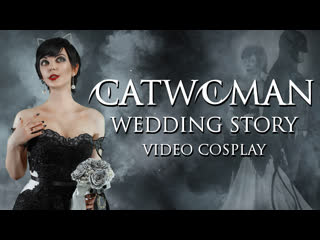 video catwoman wedding dress cosplay dc comics sex