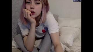 video amateur webcam girl sashaantnv cute emo girl touches herself up i solo camgirl beautiful babes sex
