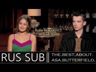 video asa butterfield ella purnell joke about porn drinking popping pimples and doggy paddling sex