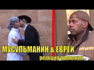 video араб и еврей мусульманин и иудей идут вместе социальный эксперимент sex