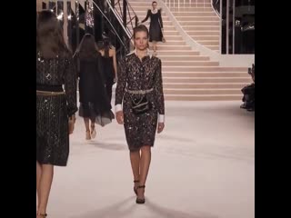 video алеся каф кафельникова на показе chanel sex