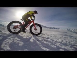 video first fat descent peak rothorn 2340 hm snow fat bike freeride sex