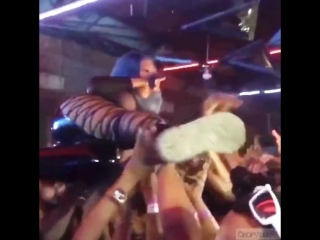 video when trina crowd surfed at a3c last night i went crazy she was crowd surfing rapping yall better not had dropped sex