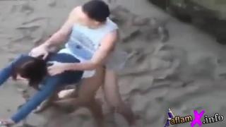 video sex arab algeria girl gets fucked in the desert sex