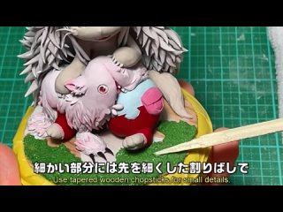 video メイドインアビスナナチミーティのフィギュアを作ってみた 塗装編 粘土the making of nanachimitty figure made in sex