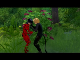 video любовная история леди баг и супер кота в игра sims 4 sex