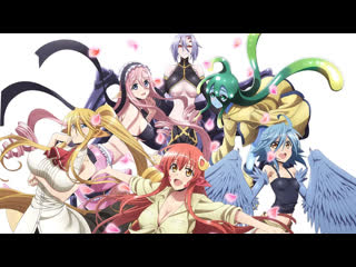 video аниме 2015 18 повседневная жизнь с девушками монстрами 1 12 из 12 monster musume no iru nichijou все серии sex