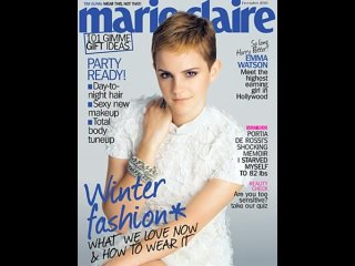 video анимационная обложка marie claire с эммой sex