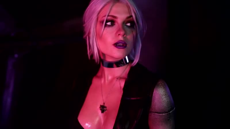video webc ирина мейер irina meier косплей цири из the witcher в мире cyberpunk 2077 sex