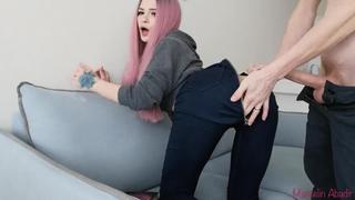 video marcelin abadir fucked girl in tight jeans and cumshot for pussy sex