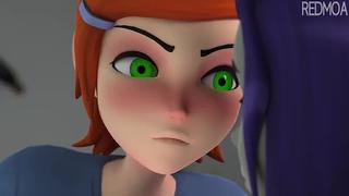 video magic lesson raven and gwen tennyson animation redmoa sex
