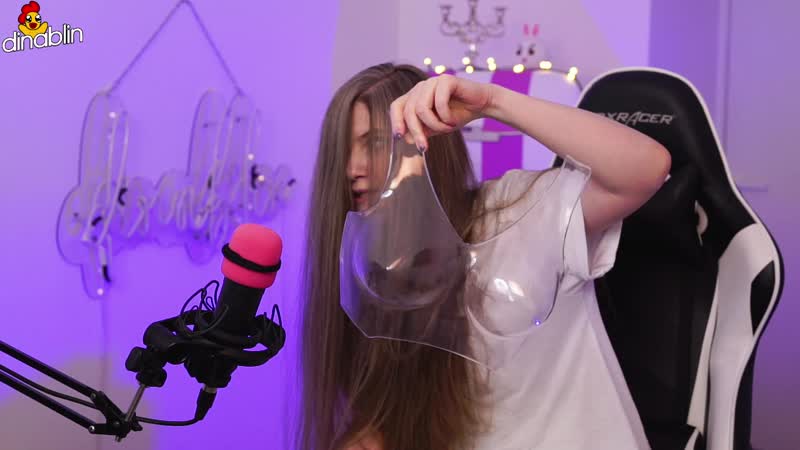 video дина показала грудь на стриме dinablin sex