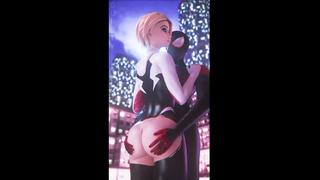 video gwen stacy slap on the ass big ass stockings 3d sex porno hentai marvel spider man sex