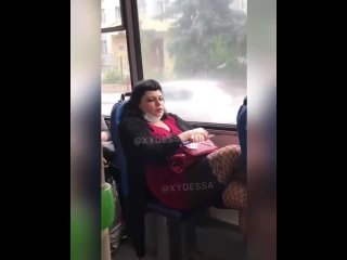 video в общественном транспорте одессы замечена такая шальная императрица sex