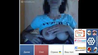 video показала классные сиськи в видеочате omegle videochatru ометв чатрулетка вирт girl sex sex
