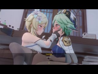 video a night in mondstadt happy accident part 2 геншин импакт сахароза люмин с animation anime porno 18 аниме анимация sex