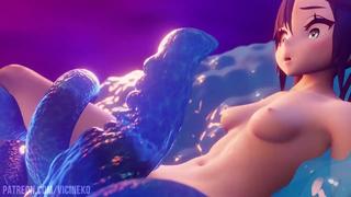 video genshin impact hentai mona x slime sex