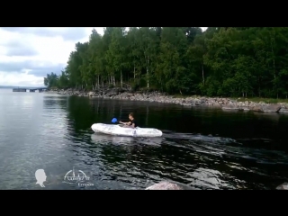 video самодельная прозрачная байдарка из веток и пленки homemade stretch wrap kayak sex