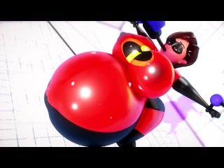 video elastigirl porn full body inflation the incredibles by imbapovi sex