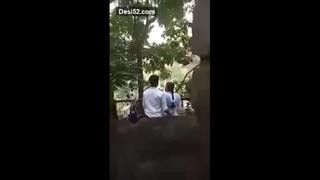 video indian college students bunking class and fucking outdoor whore doggy fucked slut gives quick handjob blowjob sex
