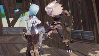 video eula wanted to have fun with hilichurl but he got free and fucked her eula genshin impact hilichurl hentai pussy sex