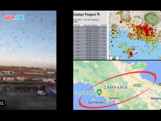 video серия землетрясений в районе флегрейских полей и массовая миграция птиц из итальянского неаполя и окрестных районов sex