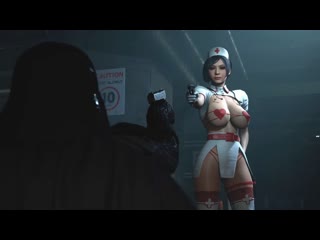 video ада вонг мод эротический костюм латекс медсестра resident evil sexy mods ada wong 18 нижнее резидент секси 3d sex