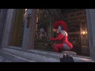 video леди димитреску мод на эротическое белье resident evil 8 village lady dimitrescus red lingerie village mod секси sex