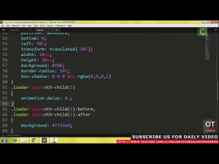 video css colorful loading page animation tutorial pure css animation effects sex