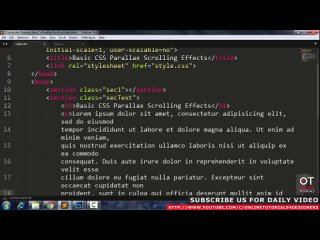 video basic css parallax scrolling effects pure html css parallax background effects tutorial sex
