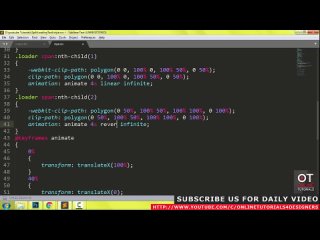 video split loading text animation effects using css clip path latest css animation effects sex