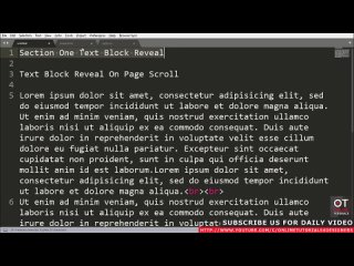 video reveal elements on scroll triggering css animations on scroll sex