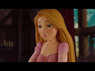 video рапунцель впервые видит член и пробует его на ус sex