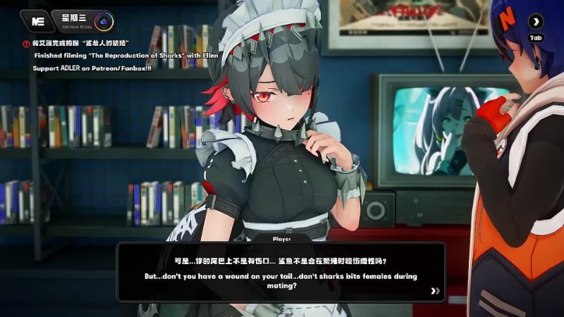 video ellen joe эллен джо zenless zone zeroadler sex