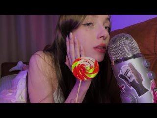 video skazochka asmr асмр ликинг леденца поцелуи звуки рта asmr lollipop licking kisses mouth sounds sex