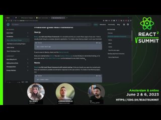 video should you learn react in 2023 interview with react summit speakers tru narla and jordan gensler sex