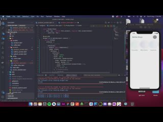 video create a complete app with using flutter start to end full course sex