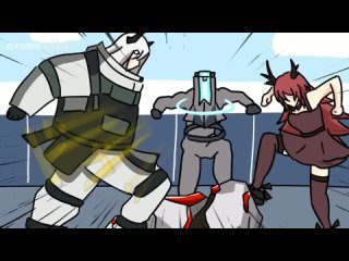 video комическая сцена mudrock встречается c mudrock arknights sex