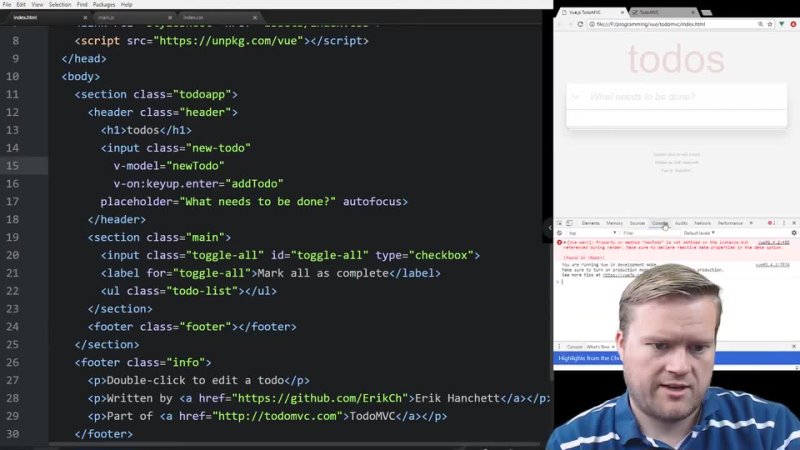 video learn to build a vue js todo app with local storage part 1 sex